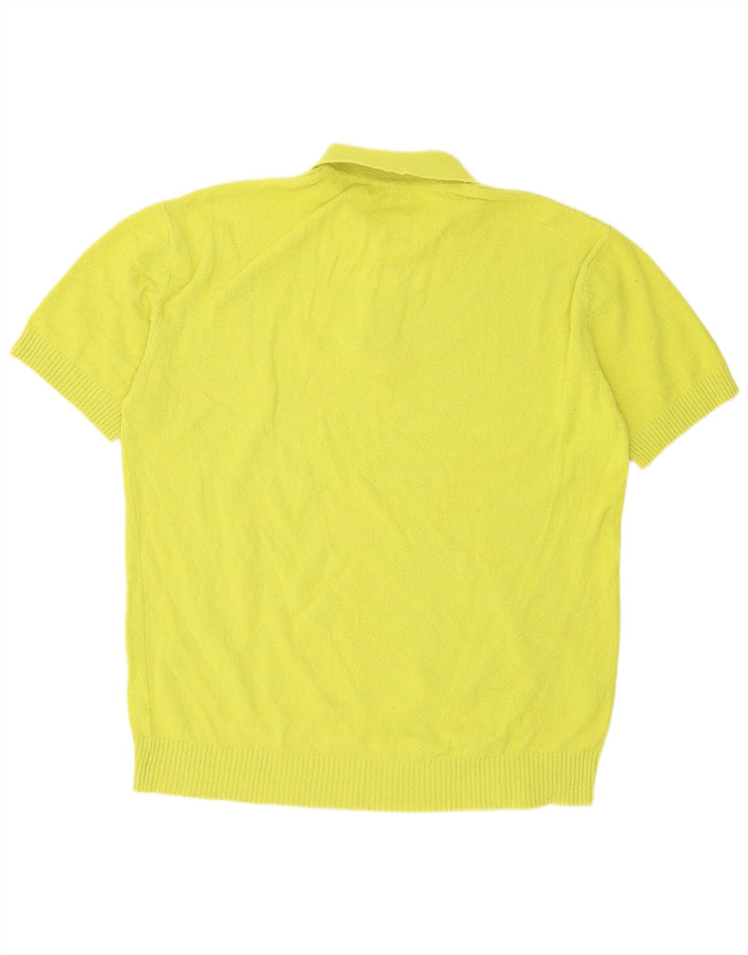 Polo Zara Hombre XL Amarillo