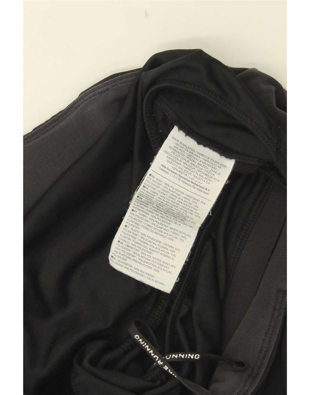 Nike - Pantalones cortos deportivos para correr para mujer, talla M, poliéster negro