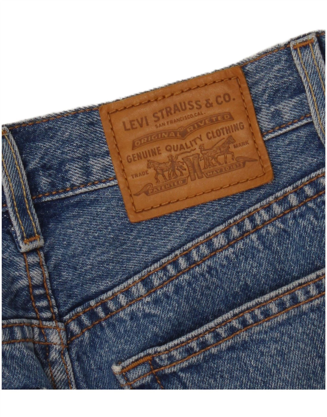 Falda Vaquera Levi's Mujer W25 XS Algodón Azul