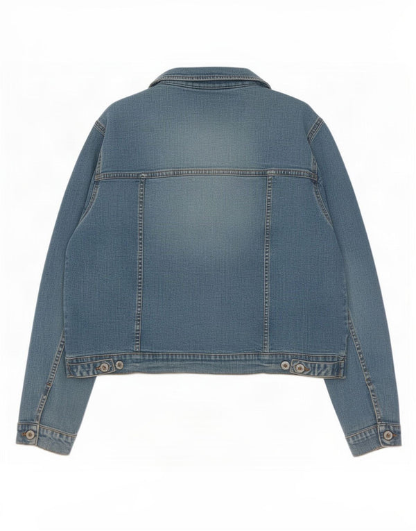 Marks & Spencer Chaqueta Vaquera para Mujer UK 46 Grande Azul