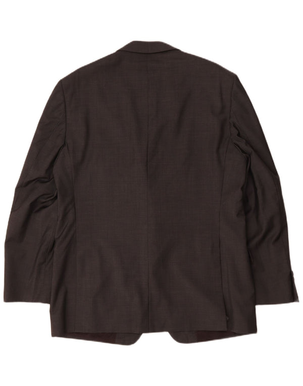 Marks & Spencer Chaqueta tipo blazer con 2 botones para hombre, talla grande, lana gris, Reino Unido 42