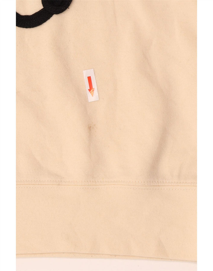 Zara Mujer Crop Sudadera Oversize Jersey UK 10 Small Beige