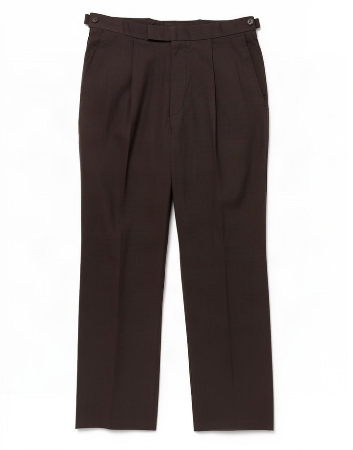 Marks & Spencer Pantalón de traje con pinzas para hombre W32 L31 Poliéster negro