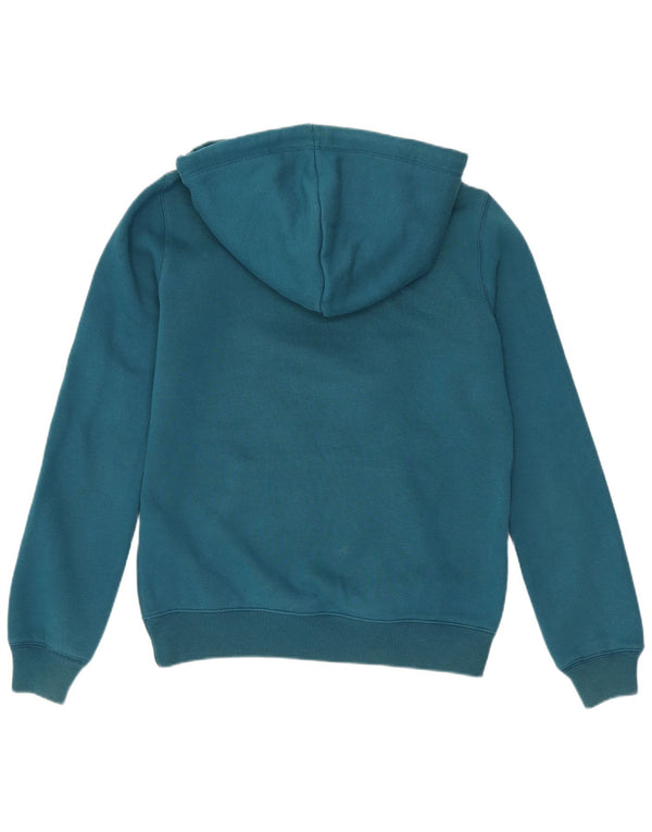 Jack Wills Sudadera con capucha gráfica para mujer UK 8 Small Blue Cotton