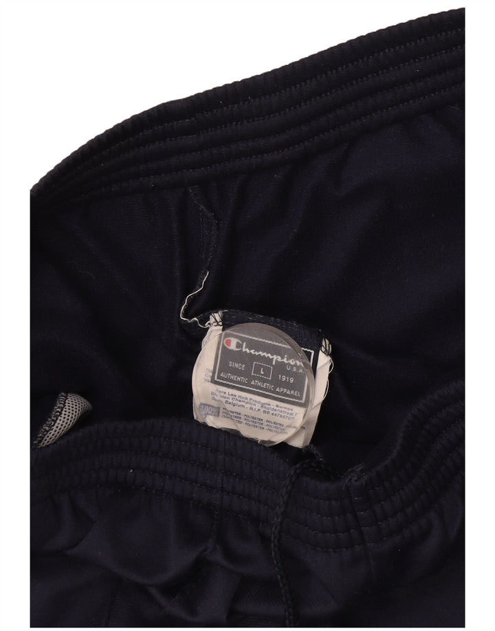 Champion Pantalones De Chándal Gráficos Para Hombre Poliéster Azul Marino Grande