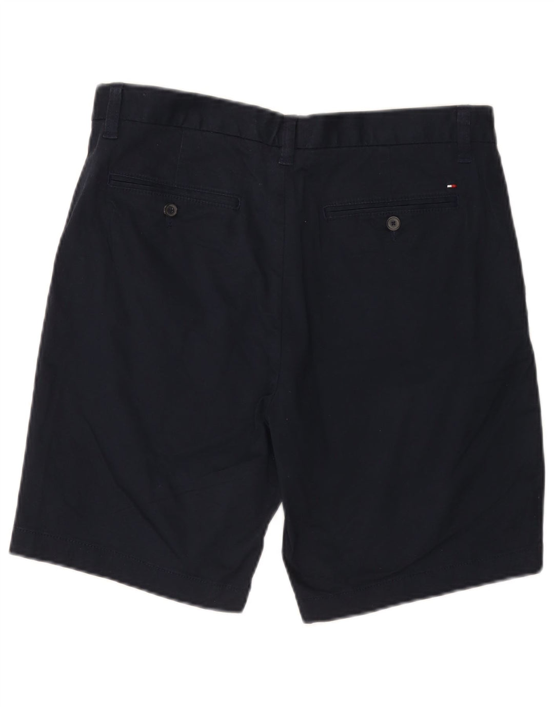 Tommy Hilfiger Pantalones cortos chinos para hombre W33 Algodón azul marino mediano