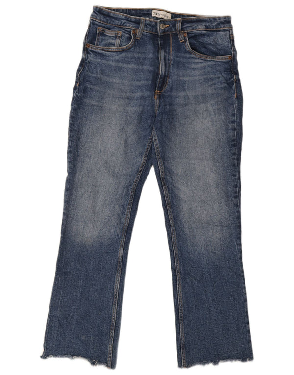 Zara Vaqueros Rectos Mujer EU 38 Small W30 L26 Azul