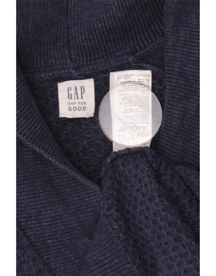 Gap - Cárdigan para hombre, talla pequeña, algodón azul marino