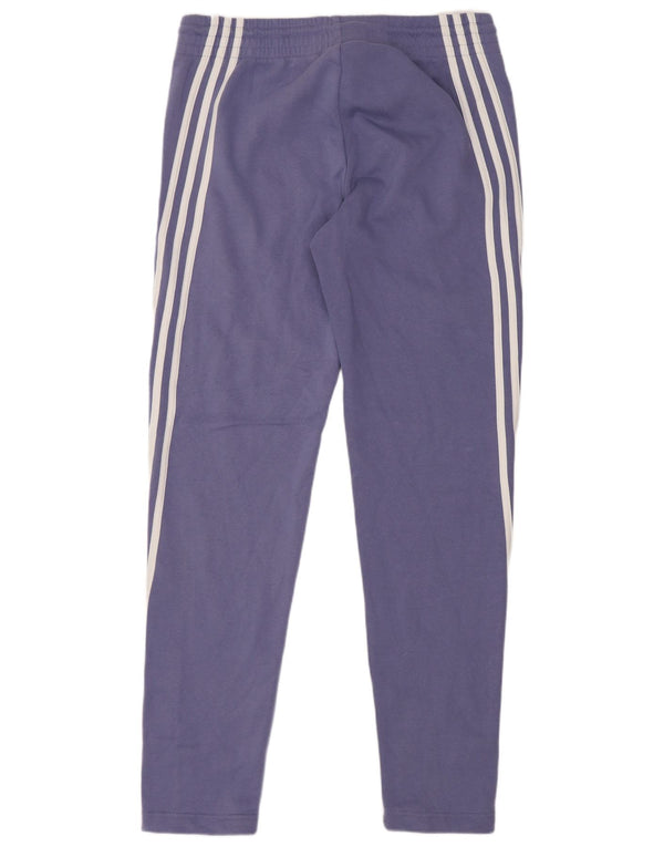 Adidas Mujer Chándal Pantalones Joggers UK 4-6 XS Púrpura Algodón