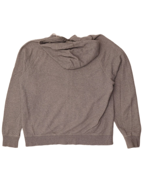 Nike Sudadera con capucha y cremallera gráfica para hombre Reino Unido 42/44 Algodón moteado gris grande