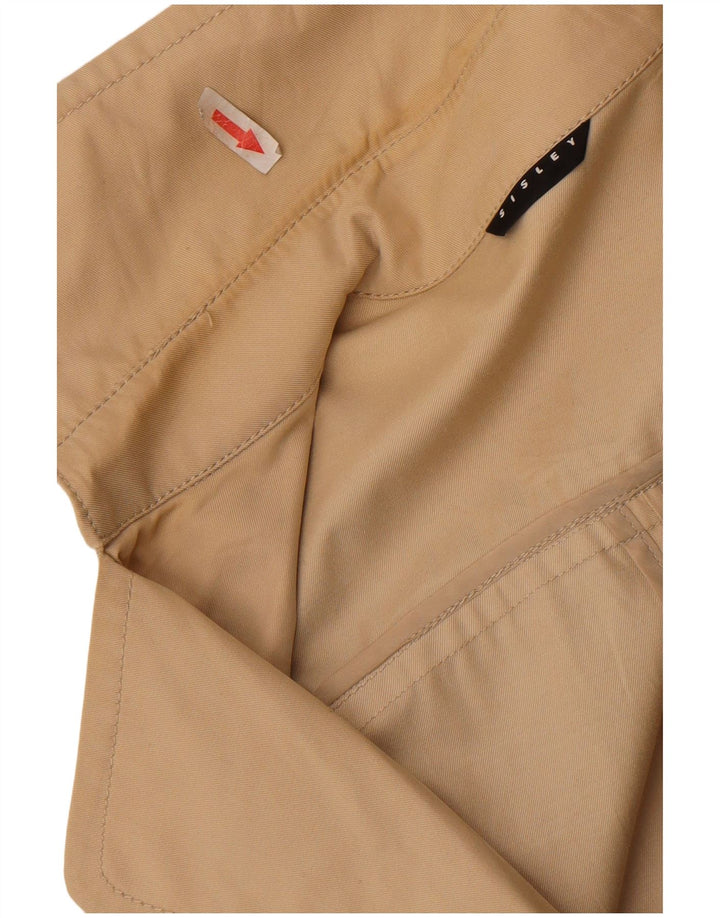 Gabardina Sisley Mujer IT 46 Grande Algodón Beige