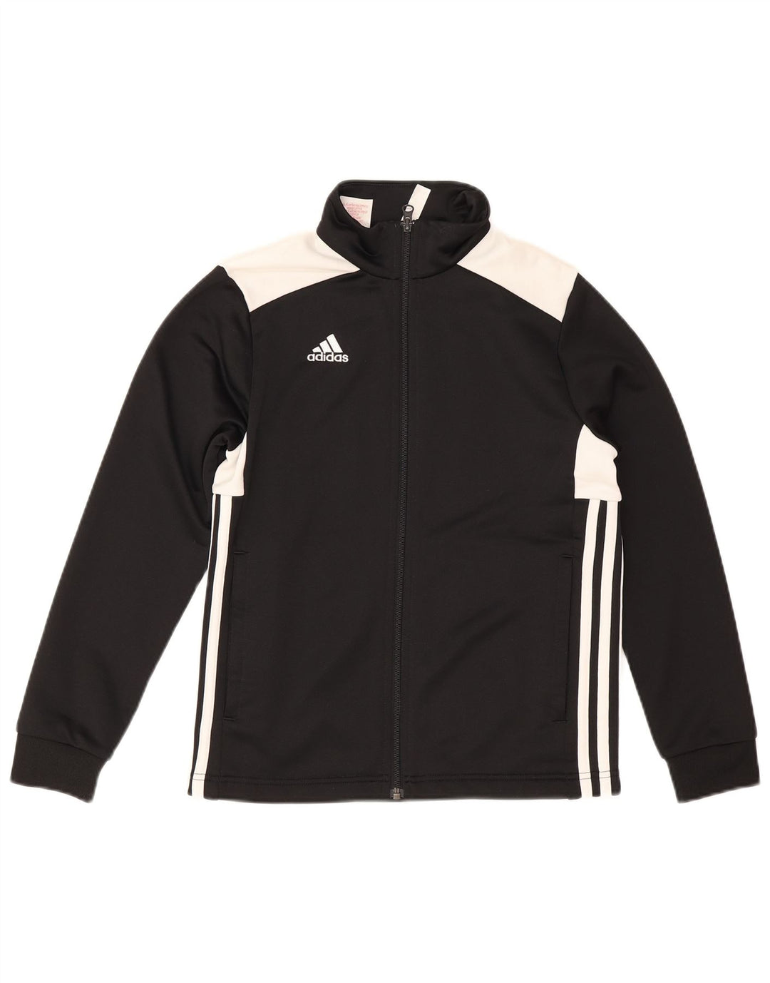 Adidas - Chaqueta de chándal para niño, 11-12 años, color negro, poliéster
