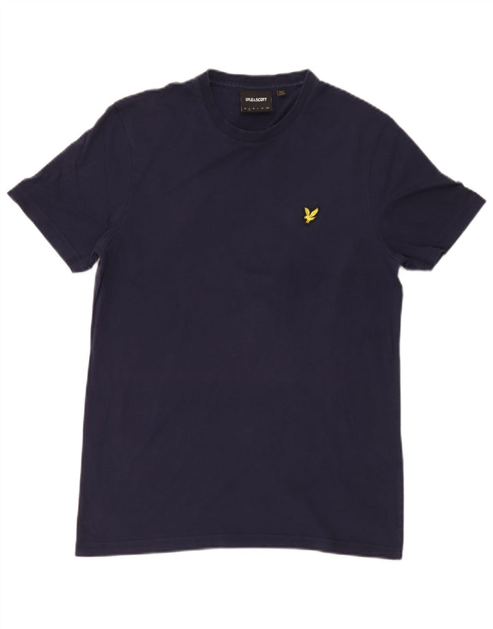 Lyle & Scott - Camiseta para hombre, talla pequeña, algodón azul marino