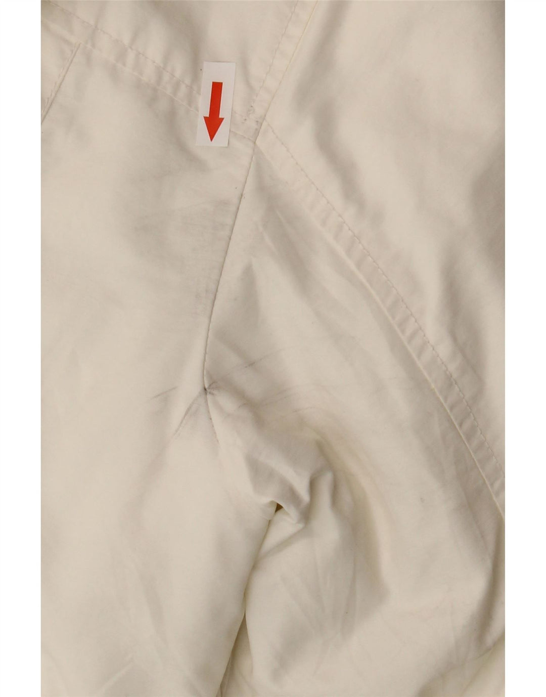 Playlife Abrigo acolchado con capucha para mujer UK 44 Algodón blanco mediano