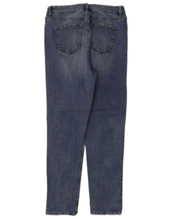 Marks & Spencer Vaqueros ajustados de ajuste relajado para mujer UK 8 Small W26 L29 Azul