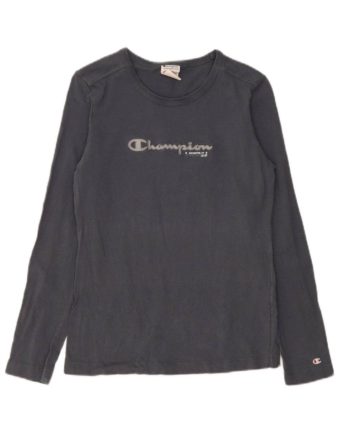 Champion Mujer Heritage Classics Graphic Top Manga Larga UK 42 Gris Medio