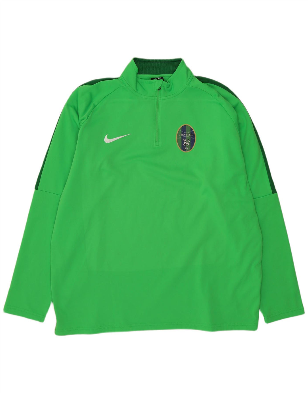 Nike Cerveteri Graphic Pullover Chándal Top XL Verde Colorblock