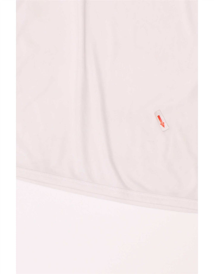 Kappa Camiseta gráfica para niños 9-10 años Blanco Poliéster
