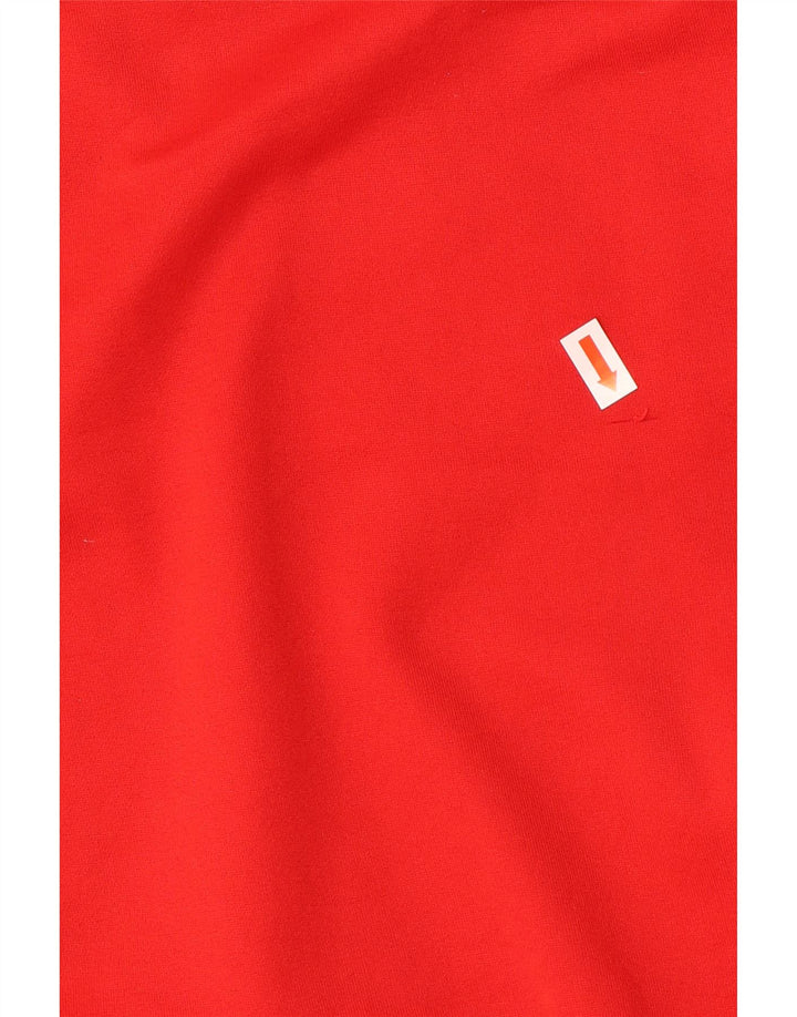 ADIDAS Boys Arsenal Jersey Chándal Top 13-14 Años Rojo Colorblock