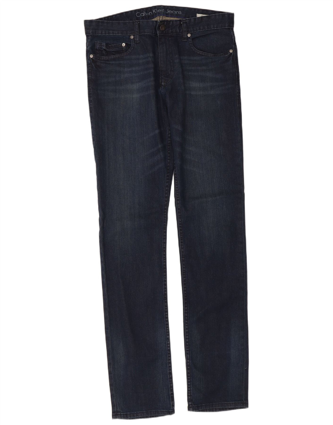 Vaqueros ajustados para mujer Calvin Klein W32 L34 Algodón azul marino