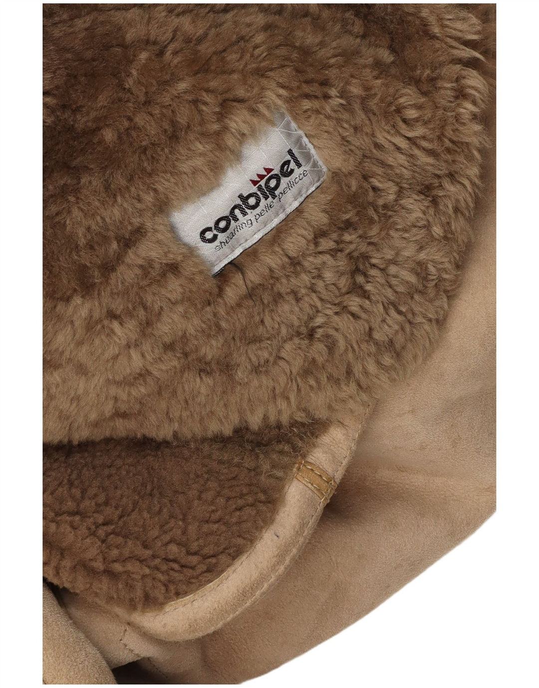CONBIPEL Chaqueta de piel de oveja para mujer UK 46 Large Beige Shearling