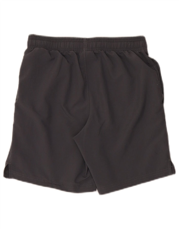 Under Armour Pantalones cortos deportivos con gráficos para niños 9-10 años Poliéster gris medio