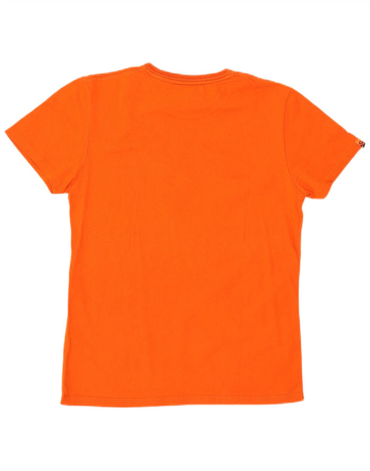 Superdry Camiseta Gráfica Para Hombre Top Naranja Mediano