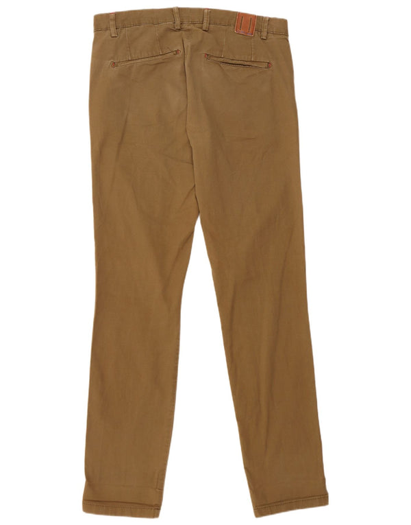 Zara Mens Slim Chino Pantalones EU 40 Medium W31 L33 Marrón
