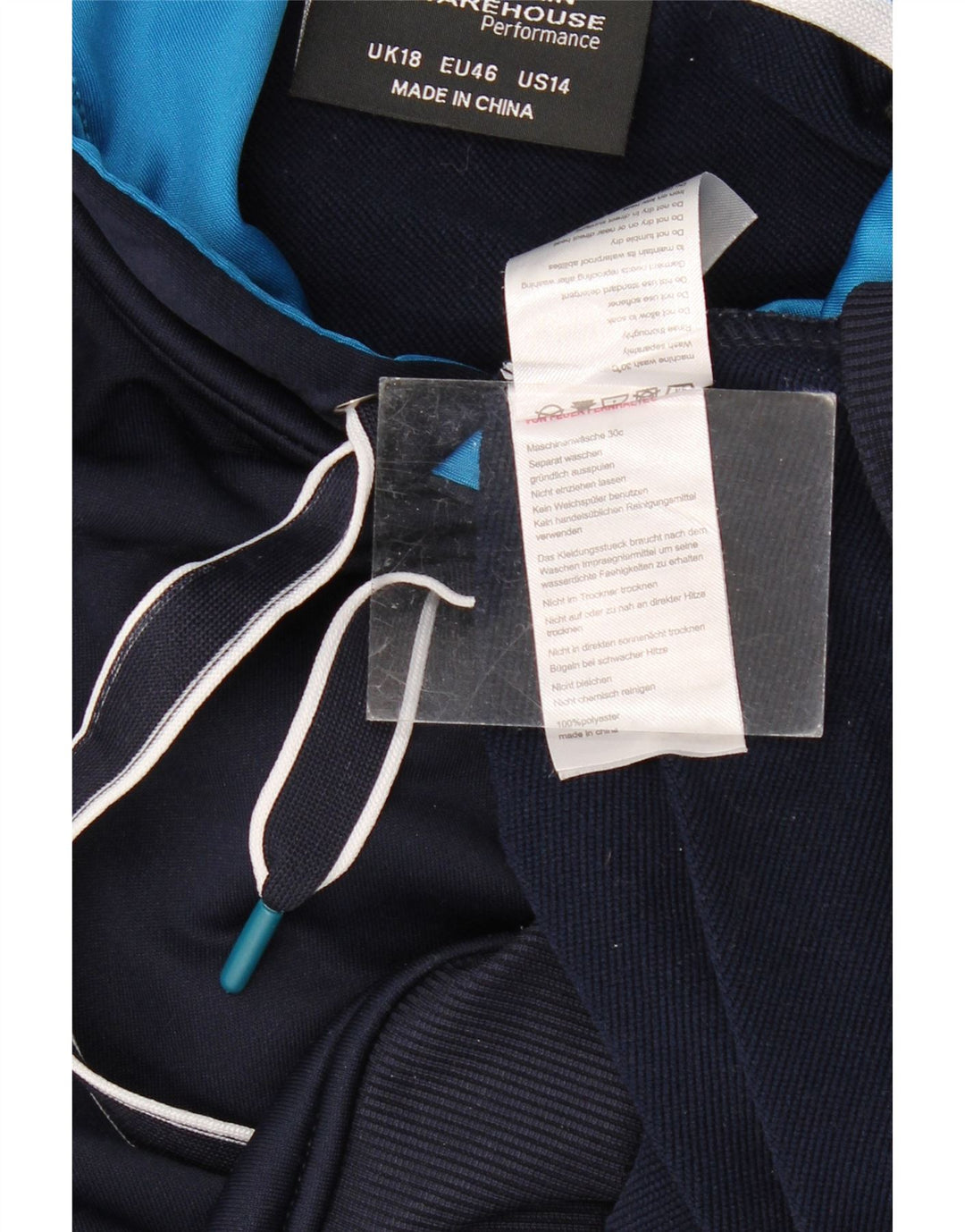 MOUNTAIN WAREHOUSE Jersey con capucha para mujer UK 40 XL Poliéster azul marino