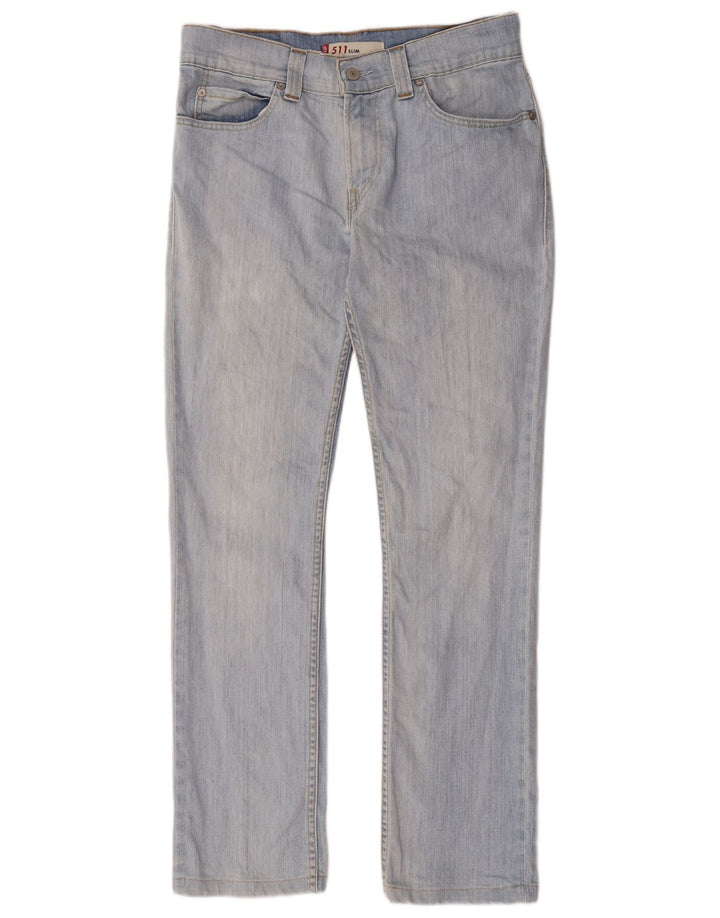 Levi's Mujer 511 Slim Jeans W34 L34 Algodón Azul