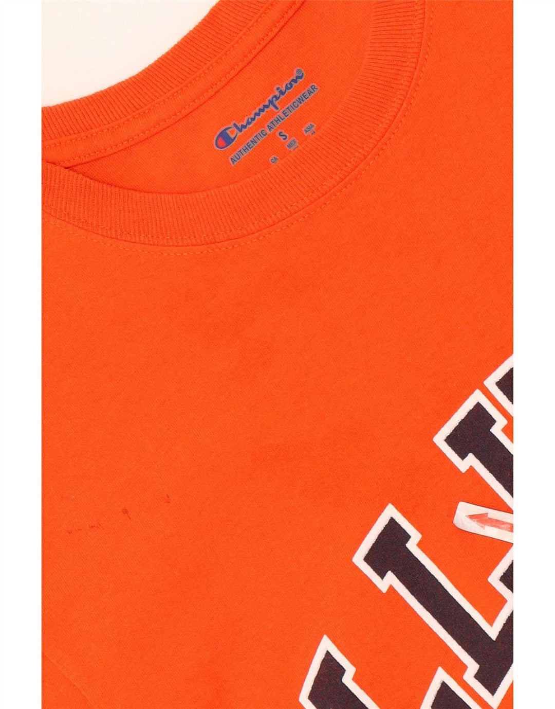 Champion Illinois Graphic Camiseta para hombre, talla pequeña, color naranja