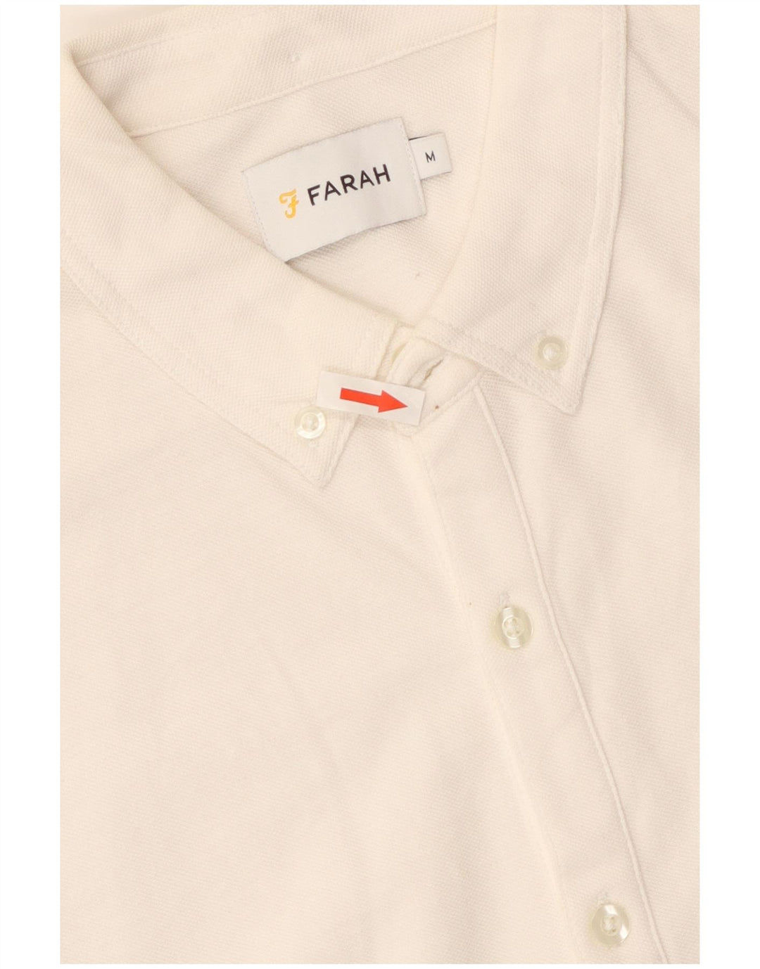 Camisa Farah Hombre Mediana Algodón Blanco