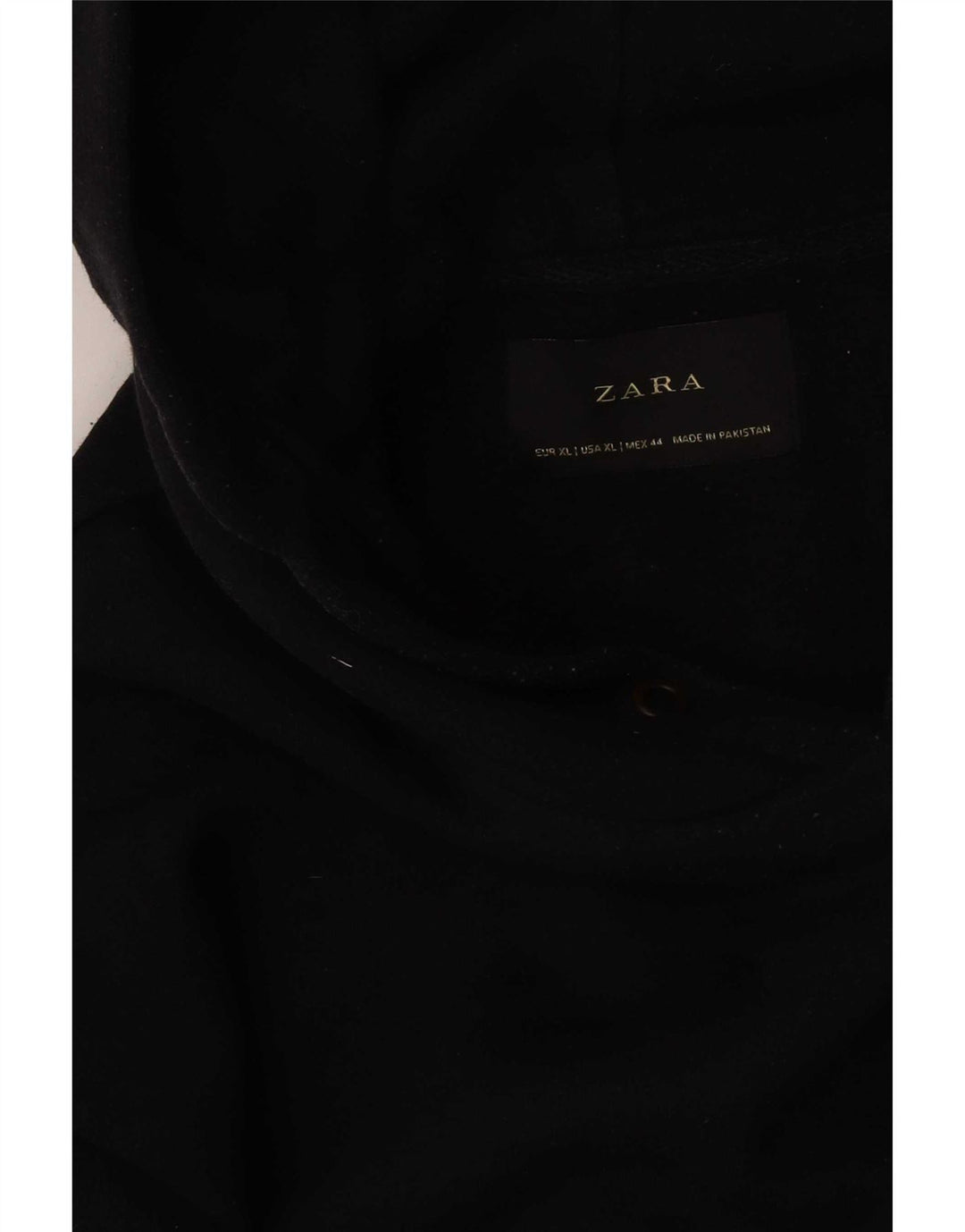 Zara Hombre Sudadera Con Capucha Jersey XL Negro