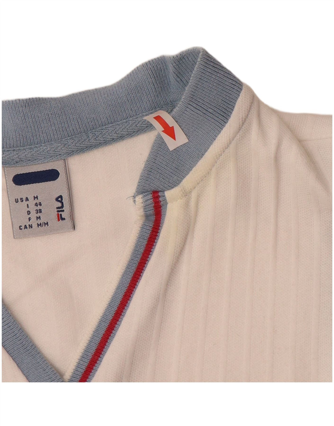 Fila Mujer Chaleco Top IT 44 Medio Algodón Blanco