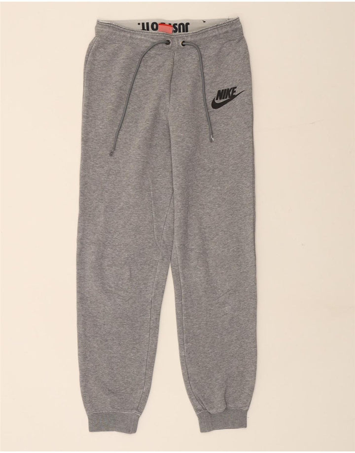 NIKE Hombre Pantalones de Chándal Joggers Small Gris Algodón