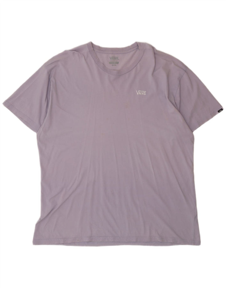 Vans Camiseta Classic Fit para Hombre Top 2XL Algodón Morado