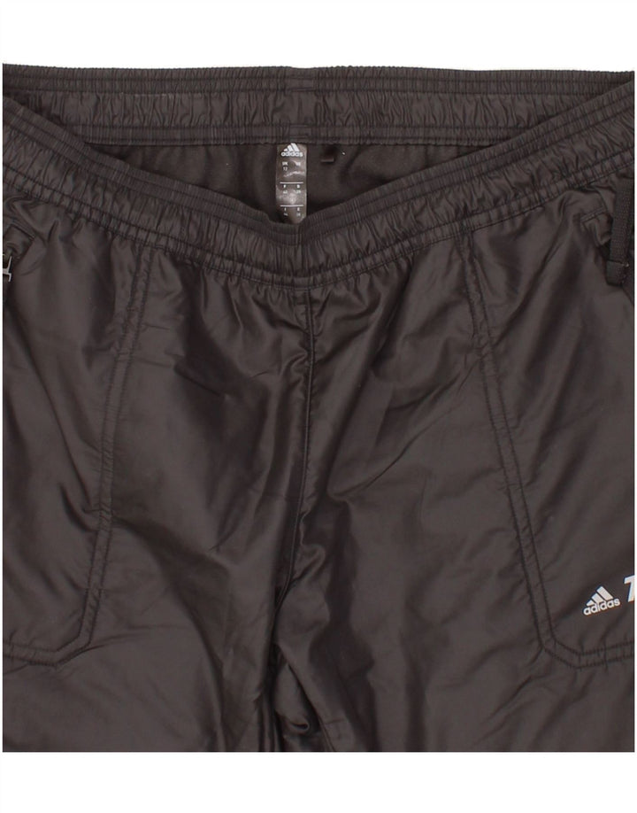 ADIDAS Womens Tracksuit Trousers UK 12 Medium Black Polyester Vintage Adidas and Second-Hand Adidas from Messina Hembry 