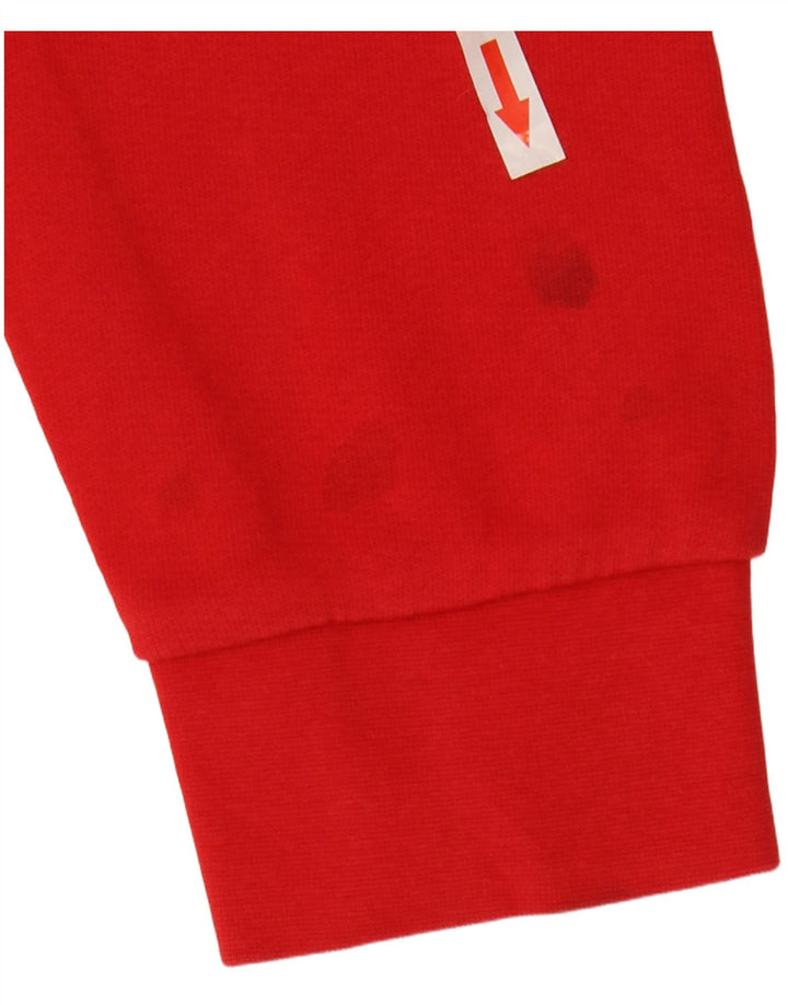 Lee - Sudadera con gráfico para mujer, ajuste regular, talla 40, tamaño mediano, color rojo