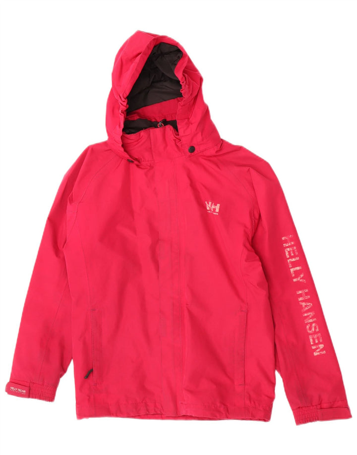 Helly Hansen Chubasquero gráfico con capucha para niña 11-12 años Poliéster rosa