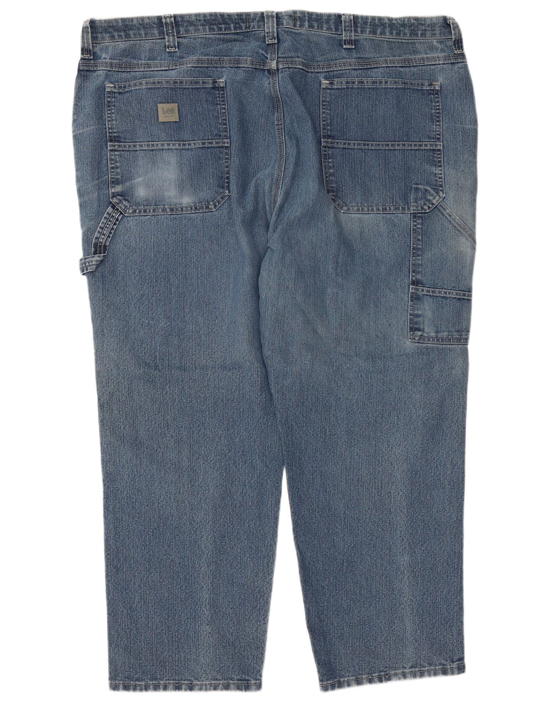 Lee Jeans Carpenter Cargo Rectos para Hombre W48 L30 Algodón Azul