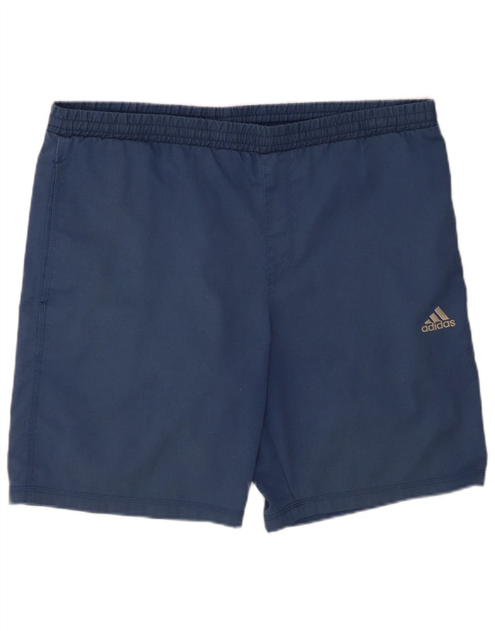 Pantalón Corto Deportivo Adidas Hombre Medio Azul Marino Poliéster