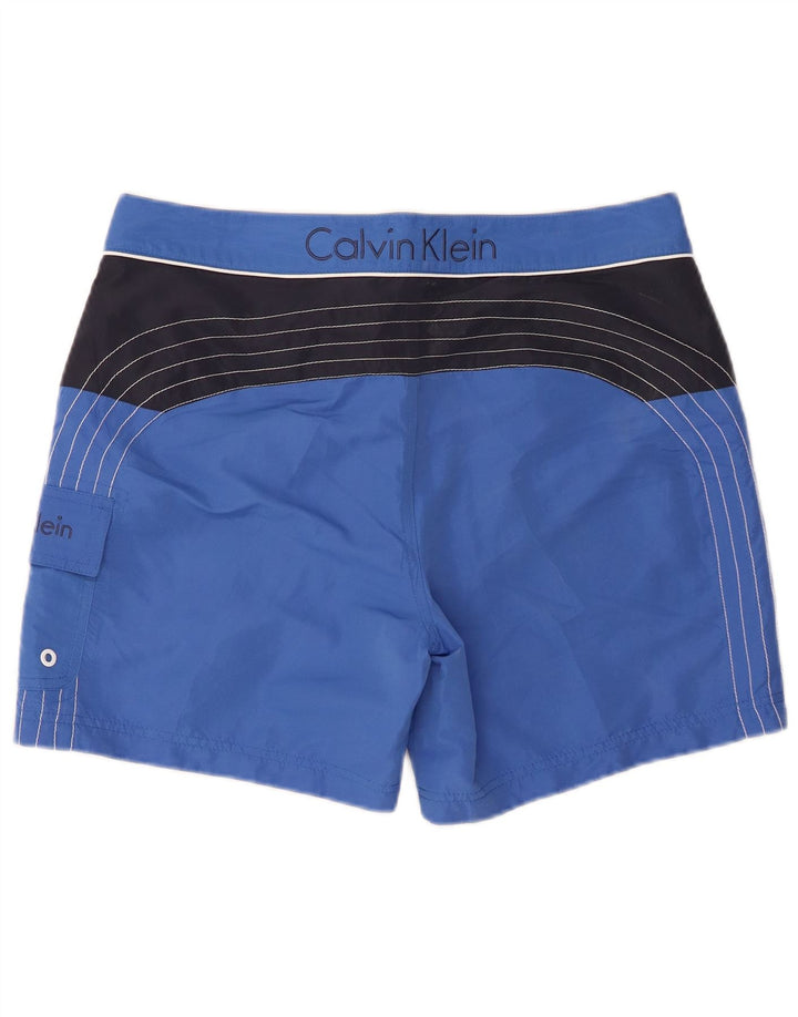 Bañador Calvin Klein Hombre Poliéster Azul Medio