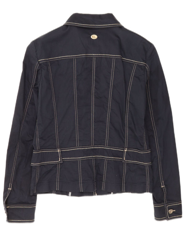 Cazadora Bomber Mujer Trussardi Jeans IT 44 Medium Azul Marino
