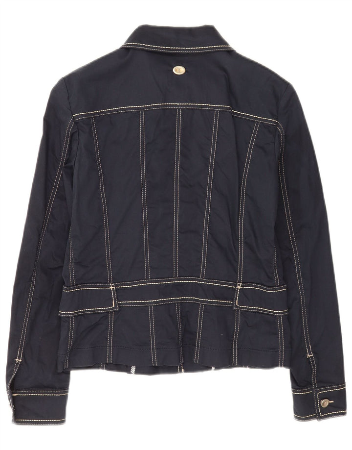 Cazadora Bomber Mujer Trussardi Jeans IT 44 Medium Azul Marino