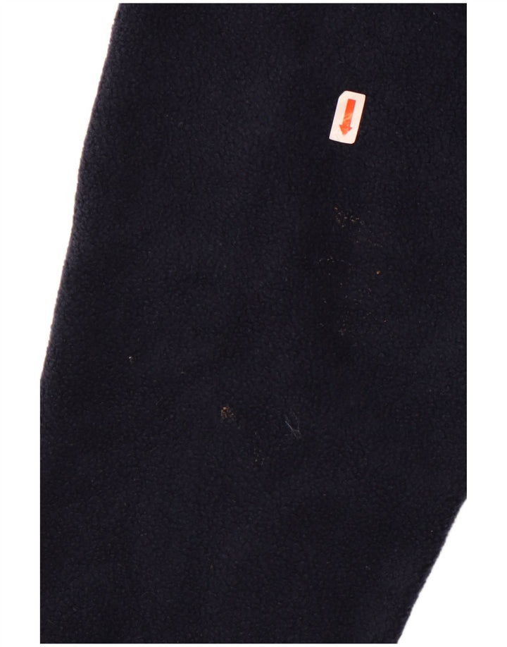 Kappa Hombre Jersey De Forro Polar Con Cremallera Y Cuello Medio Poliéster Azul Marino