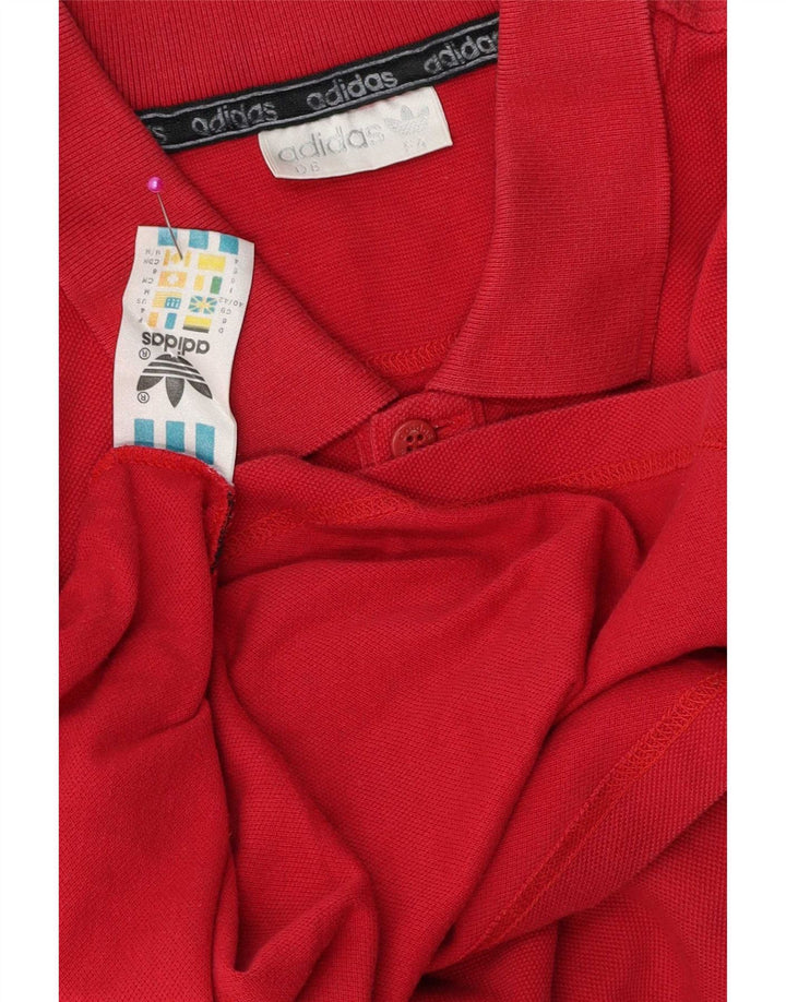 Adidas Polo Hombre UK 40/42 Medium Rojo
