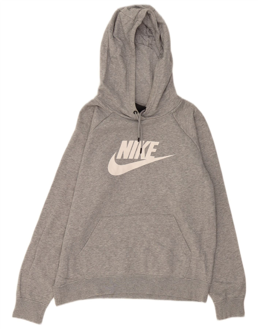 NIKE Jersey con capucha gráfica de algodón moteado en gris medio para hombre