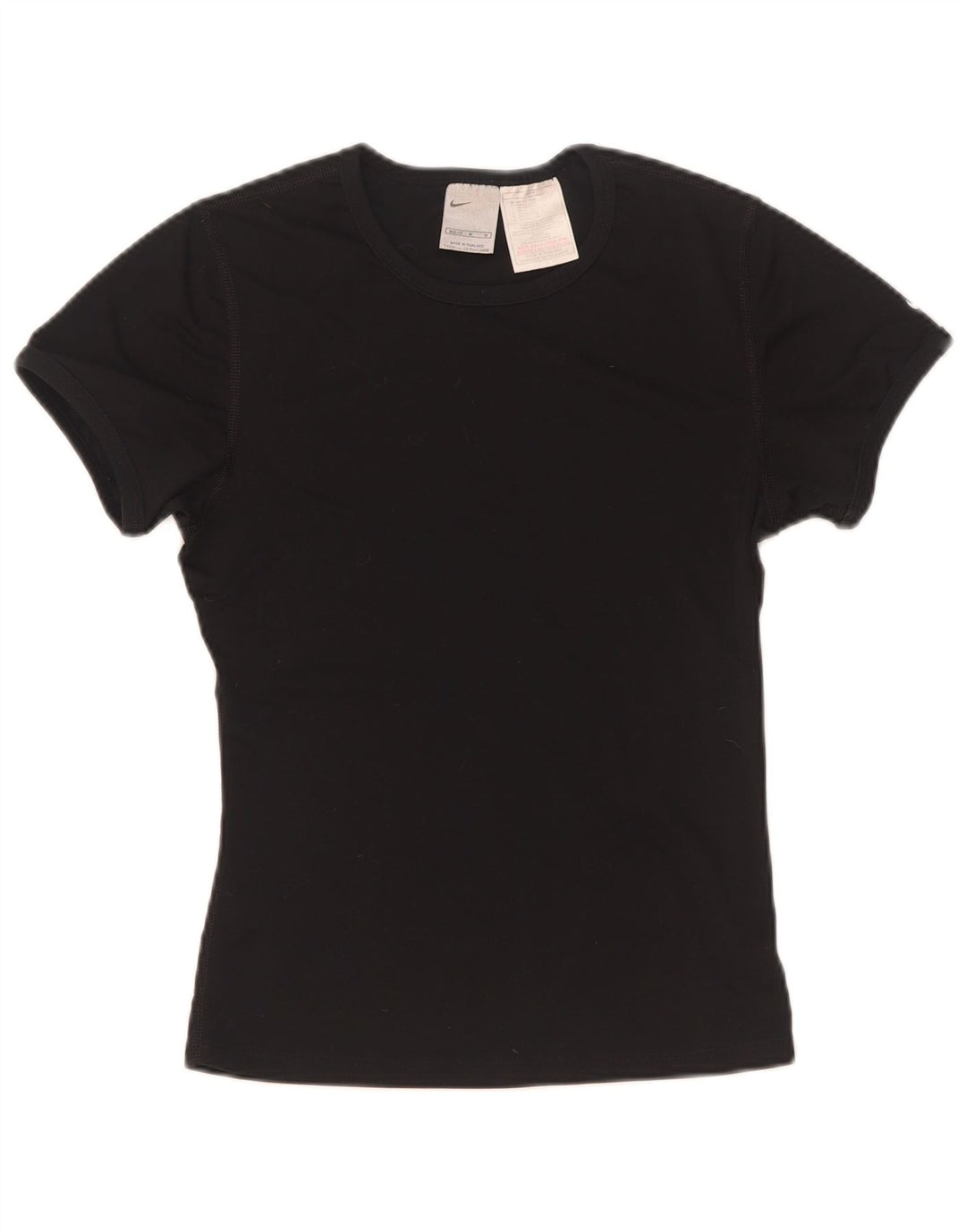 Camiseta Nike para mujer Top US 8/10 Mediano Negro Poliéster