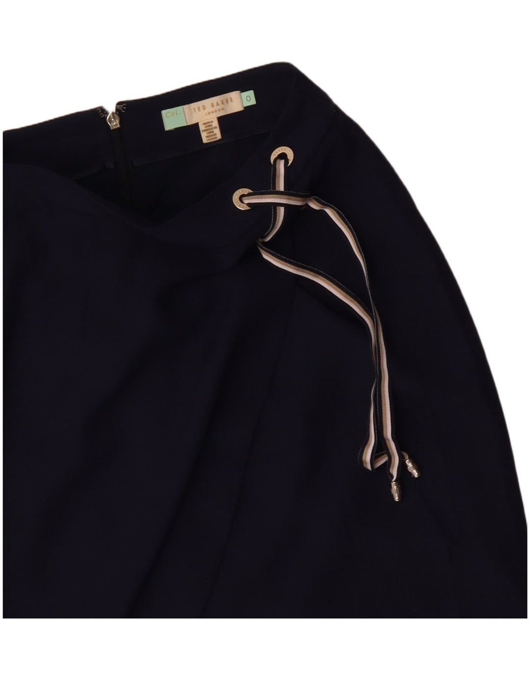 TED BAKER Falda lápiz para mujer Talla 0 2XS W24 Azul marino