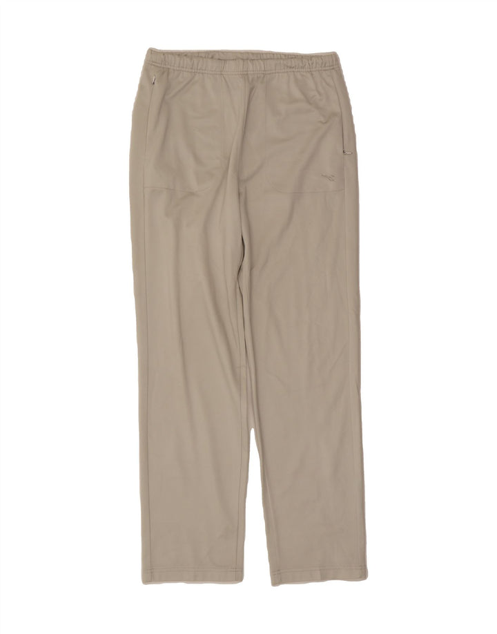 DIADORA Womens Tracksuit Trousers UK 12 Medium Beige Polyester Vintage Diadora and Second-Hand Diadora from Messina Hembry 